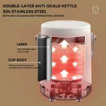 LIVEN Stainless Steel Slow Cooker DDG-D1216