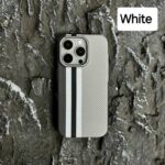 Luxo Life Premium Carbon Fiber Texture Reflective MagSafe Case for iPhone