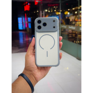 Luxury Shockproof MagSafe Camera Window Case for iPhone