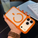 Matte Translucent Corrugated Stripe Camera Detachable Cover for iPhone
