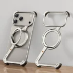 Minimalist Z-Shaped Aluminum Magnetic Case for iPhone
