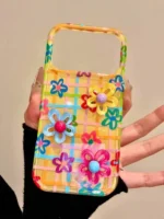 Premium 3D Color Sunflowers Case for iPhone