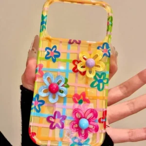 Premium 3D Color Sunflowers Case for iPhone