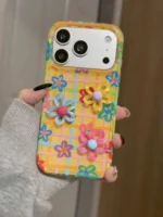 Premium 3D Color Sunflowers Case for iPhone | Floral Design | AIYOZON - Image 3