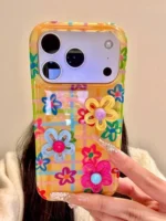 Premium 3D Color Sunflowers Case for iPhone | Floral Design | AIYOZON - Image 10