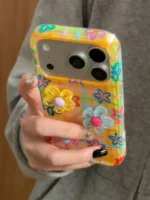 Premium 3D Color Sunflowers Case for iPhone | Floral Design | AIYOZON - Image 9