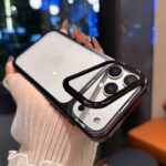 Premium Camera Window Glass with Kickstand Case for iPhone - Image 9