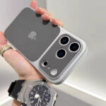 Premium Dual-Tone Attached Apple Logo Case