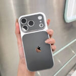 Premium Dual-Tone Attached Apple Logo Case
