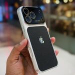 Premium Leather Textured Grip & Lens Protection Case for iPhone - Image 4