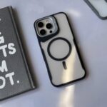 Premium Matte MagSafe Metal Camera Stand Case for iPhone