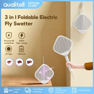 Qualitell Foldable Electric Mosquito Swatter V1