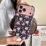 Rose Diary Romantic Rose Print Soft Case for iPhone | Anti-Fingerprint Drop-Proof Protective Cover - Image 3