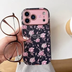 Rose Diary Romantic Rose Print Soft Case for iPhone