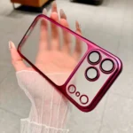 Slim Fit Matte Polycarbonate Hard PC Case with Camera Lens Protector for iPhone