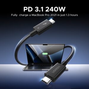 UGREEN Thunderbolt 5 240W USB-C Cable 1M 120Gbps