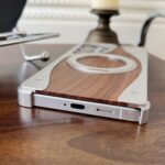 Walnut Metal Frameless 360° Rotation Holder MagSafe Case for Samsung Galaxy | Titanium - Image 6
