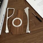 Walnut Metal Frameless 360° Rotation Holder MagSafe Case for Samsung Galaxy | Titanium - Image 3