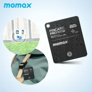 Momax PinCard Pro Mini Rechargeable Find My Tracker