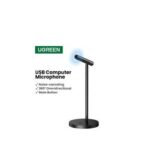 UGREEN CM727 USB Microphone delivers clear 96kHz/24bit voice recording with omnidirectional pickup, mute control and real-time monitoring for work.