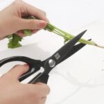 Xiaomi Huohou Titanium-Plated 2Pc Non-Slip Black Sharp Scissors Set