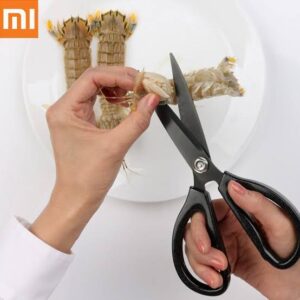 Xiaomi Huohou Titanium-Plated 2Pc Non-Slip Black Sharp Scissors Set
