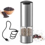 CIRCLE JOY Rechargeable Electric Salt and Pepper Grinder Set
