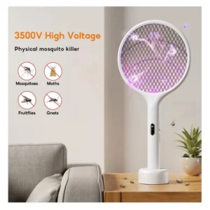 Qualitell E3 Rechargeable Electric Mosquito & Fly Swatter