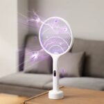 Qualitell E3 Rechargeable Electric Mosquito & Fly Swatter