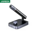 UGREEN CM727 USB Microphone delivers clear 96kHz/24bit voice recording with omnidirectional pickup, mute control and real-time monitoring for work.