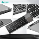 COTECi 63 Keys Tri-Fold Bluetooth Keyboard