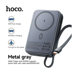 Hoco J160B 20000mAh Magnetic Wireless Power Bank