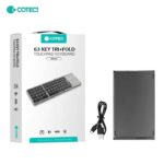 COTECi 63 Keys Tri-Fold Bluetooth Keyboard