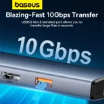 Baseus Metal Gleam 6-in-1 USB-C Hub