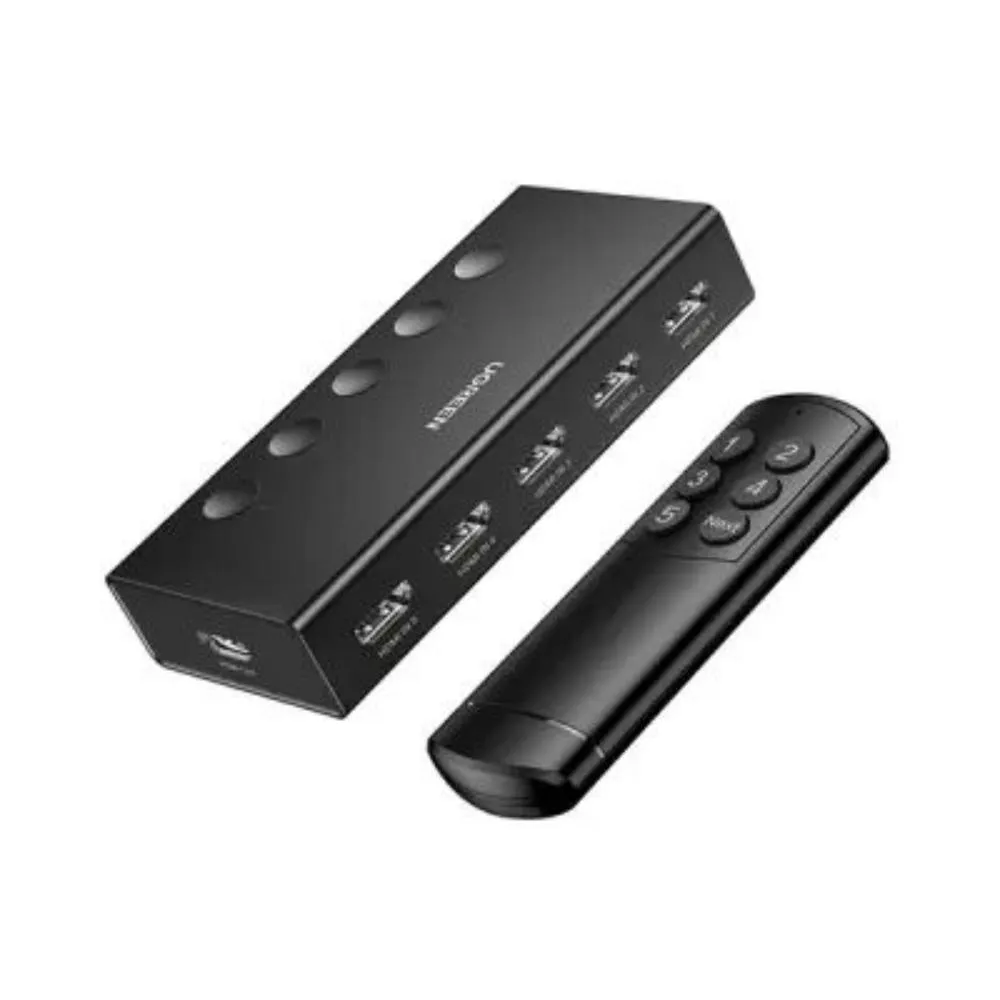 UGREEN CM568 HDMI Switch UGREEN CM568 5 in1 HDMI Switch 4K 60Hz with Remote