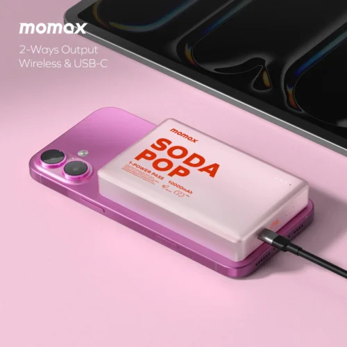 Momax 1-Power Q.Pass 10000mAh Qi2 Magnetic Wireless Power Bank