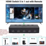 UGREEN CM568 5 in1 HDMI Switch 4K 60Hz with Remote