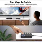 UGREEN CM568 5 in1 HDMI Switch 4K 60Hz with Remote