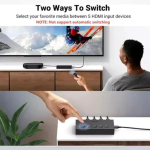 UGREEN CM568 5 in1 HDMI Switch 4K 60Hz with Remote