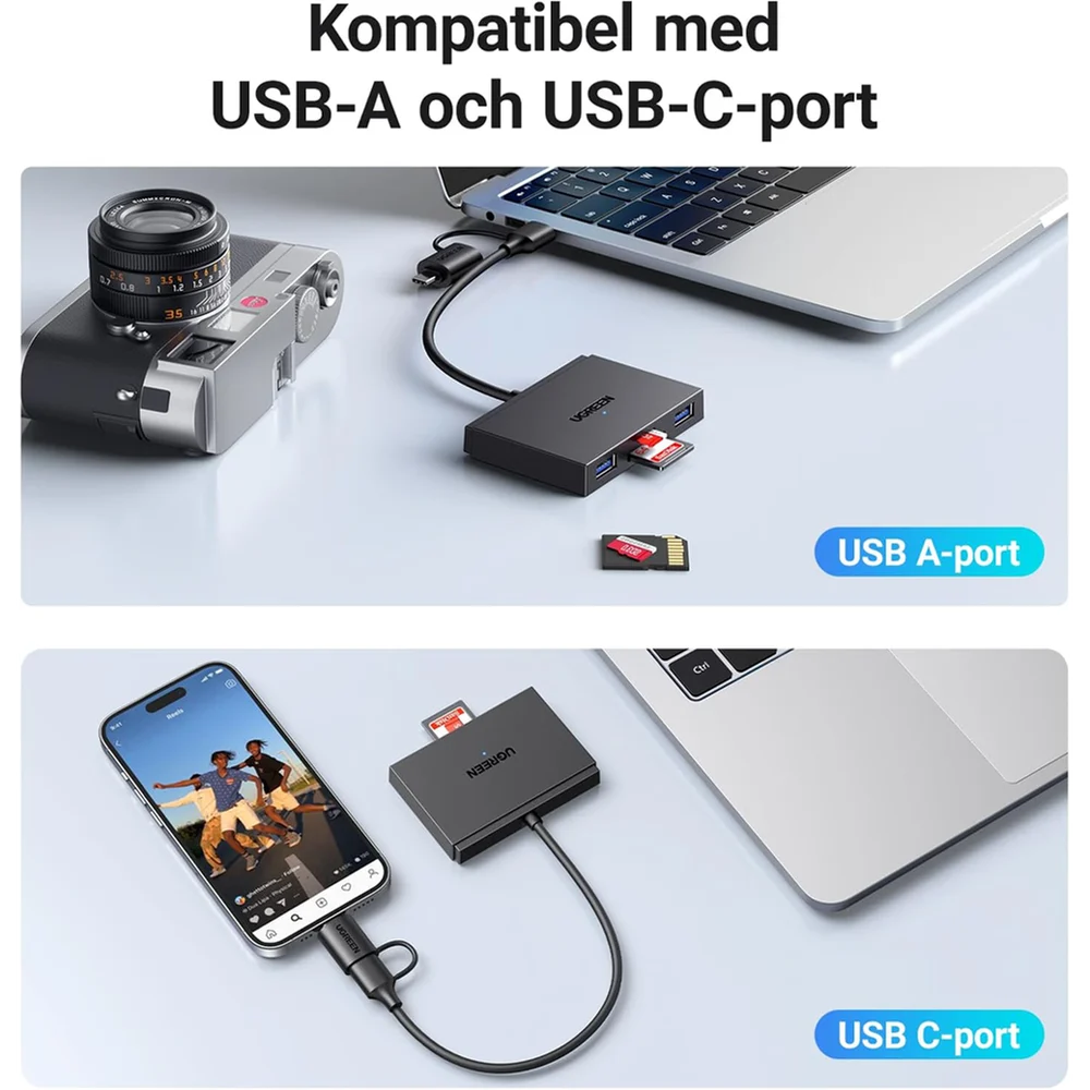 UGREEN CM812 45167 4-in-1 Card Reader