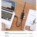 UGREEN 20265 USB 3.0 Hub with Gigabit Ethernet Adapter