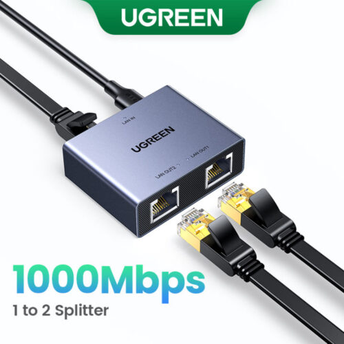 UGREEN 1 to 2 Gigabit LAN Splitter