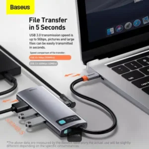Baseus Metal Gleam 6-in-1 USB-C Hub