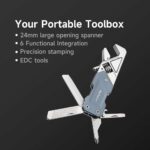 NexTool W1 6-in-1 Multi-Functional Mini Adjustable Wrench