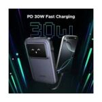 UGREEN PB511 30W 10000mAh Power Bank with Built-in Cable