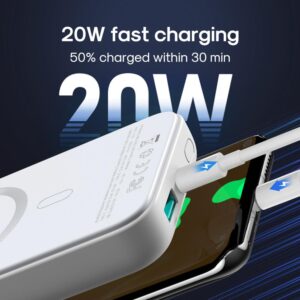Joyroom JR-W020 20W Mini Magnetic Wireless Power Bank 10000mah