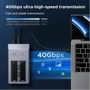 UGREEN CM847 USB4 40Gbps Dual-Bay M.2 NVMe SSD Enclosure