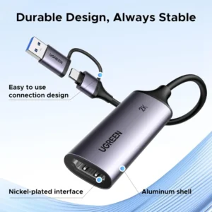 UGREEN CM629 4K HDMI Video Capture Card