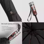 Xiaomi Automatic Reverse Umbrella with Transparent Handle